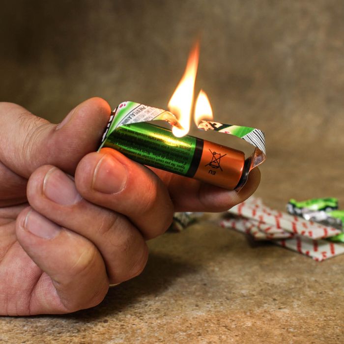 Chewing Gum Fire Starter -   8 Household Items That Could Save Your Life