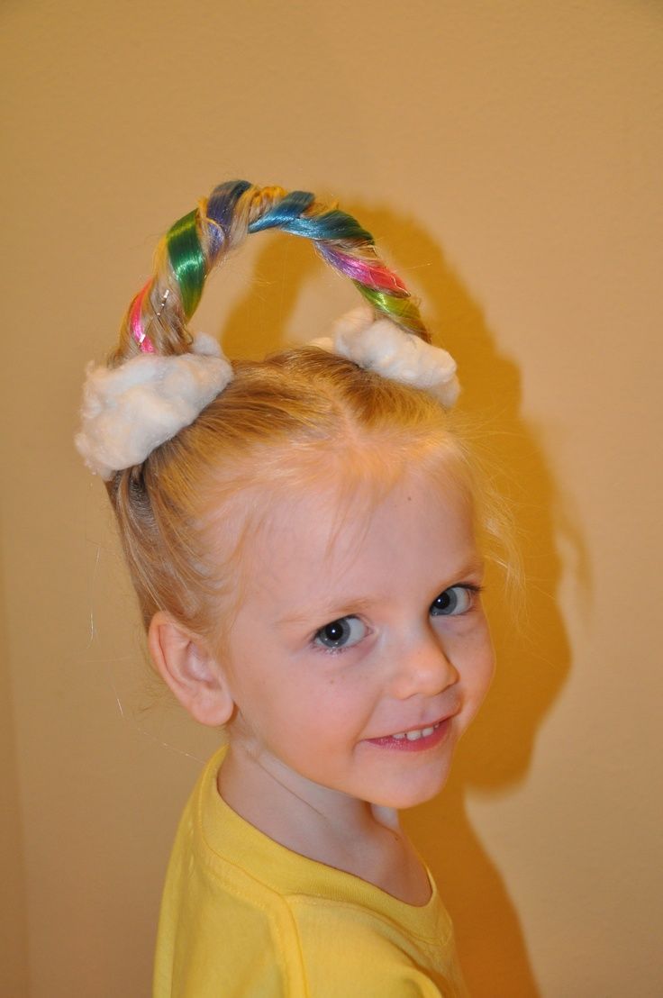 Crazy Hair Day at School for Girls and Boys
