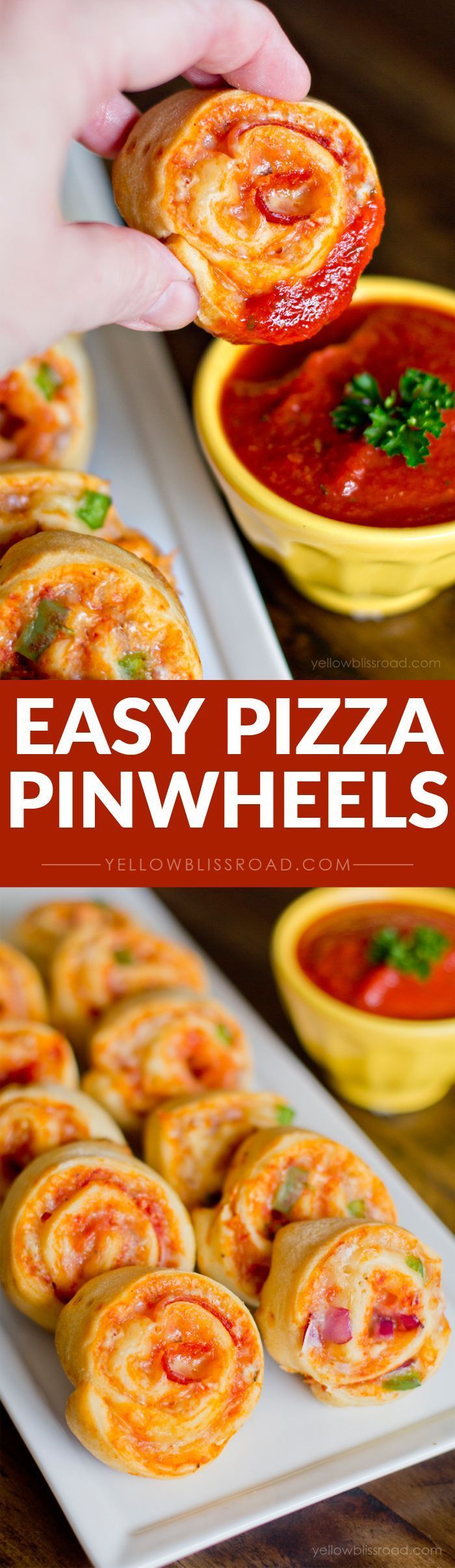 Easy Pizza Pinwheels – A fun snack and the perfect finger food!