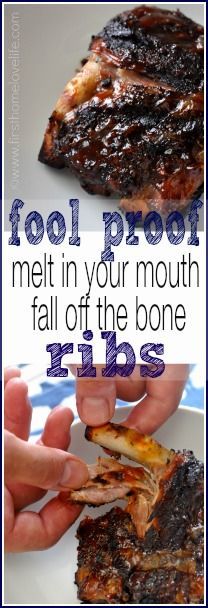 Fool proof, perfect ribs every time! You’ll love this fall off the bone, melt in your mouth recipe for PER