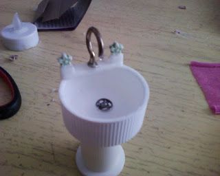 How to make miniature Dollhouse sink
