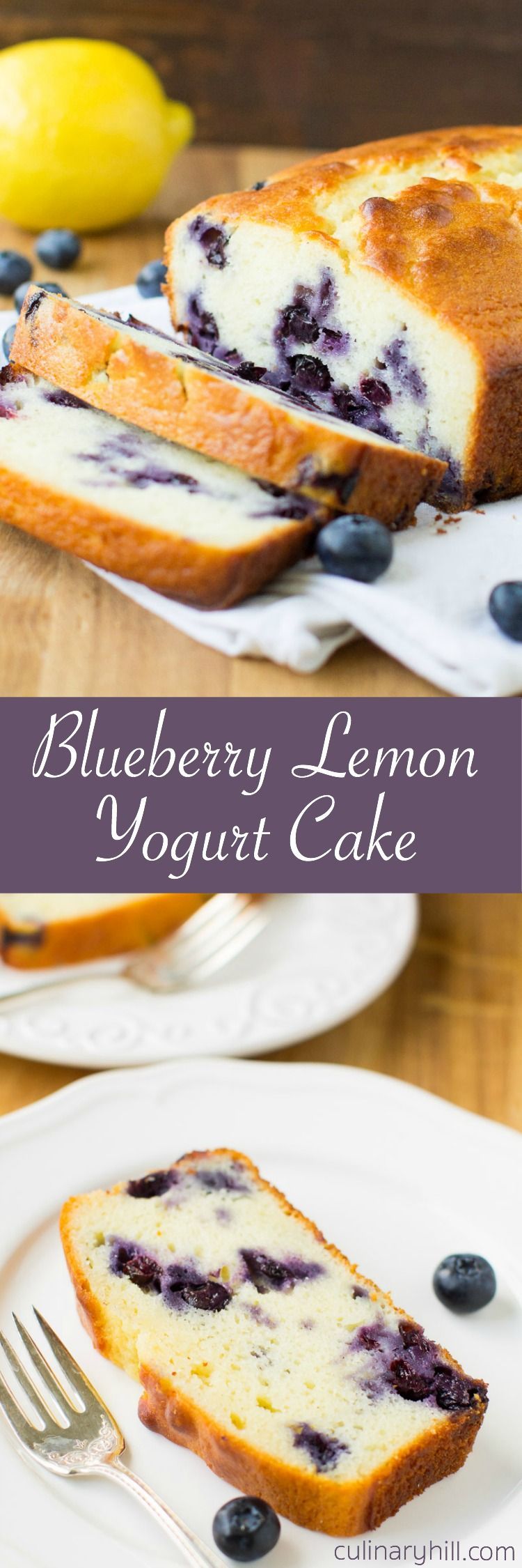 I’ve updated my favorite Lemon Yogurt Cake recipe with juicy blueberries and rich Greek yogurt. The resu