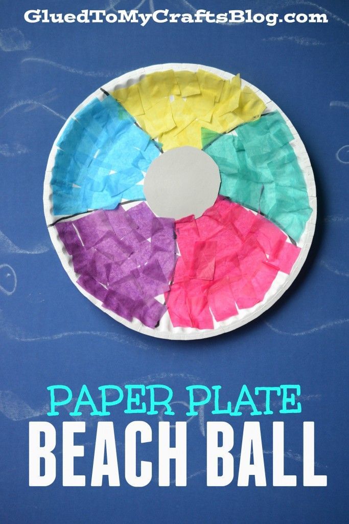 Paper Plate Beach Ball – Kid Craft