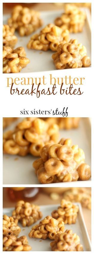 Peanut Butter Breakfast Bites from Six Sisters’ Stuff pin