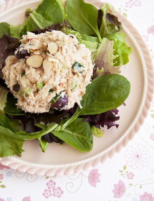Quick & Easy Chicken Salad- a great idea for a luncheon or baby or bridal shower.