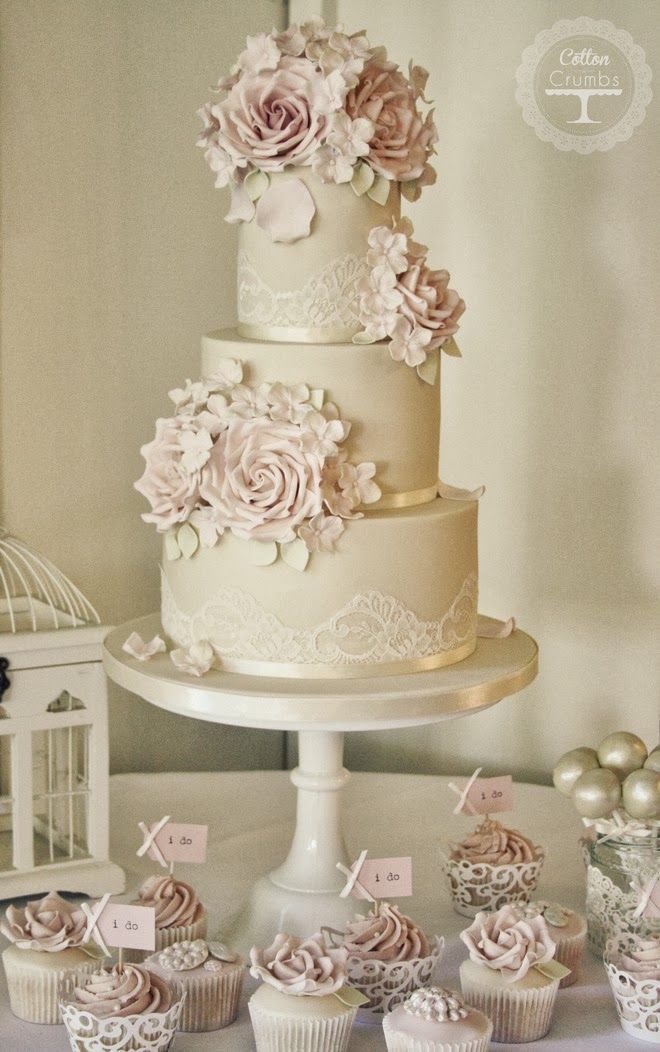 Romantic creation ~ Cake Design: Cotton and Crumbs