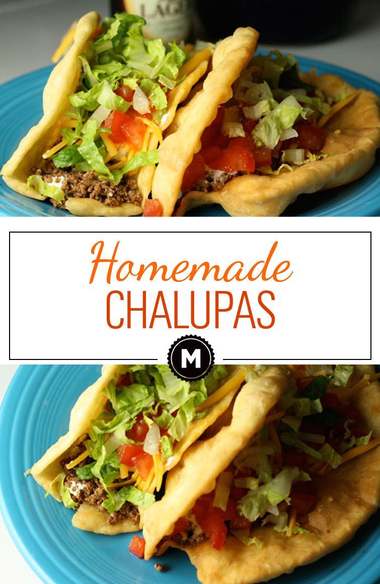 So much better than Taco Bell, these homemade chalupa shells can be filled pretty much any Tex-Mex filling