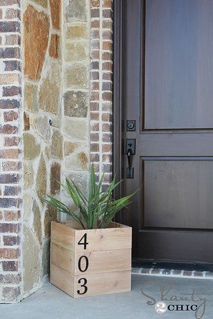 Start a container garden with these DIY planters. | 39 Budget Curb Appeal Ideas That Will Totally Change Y