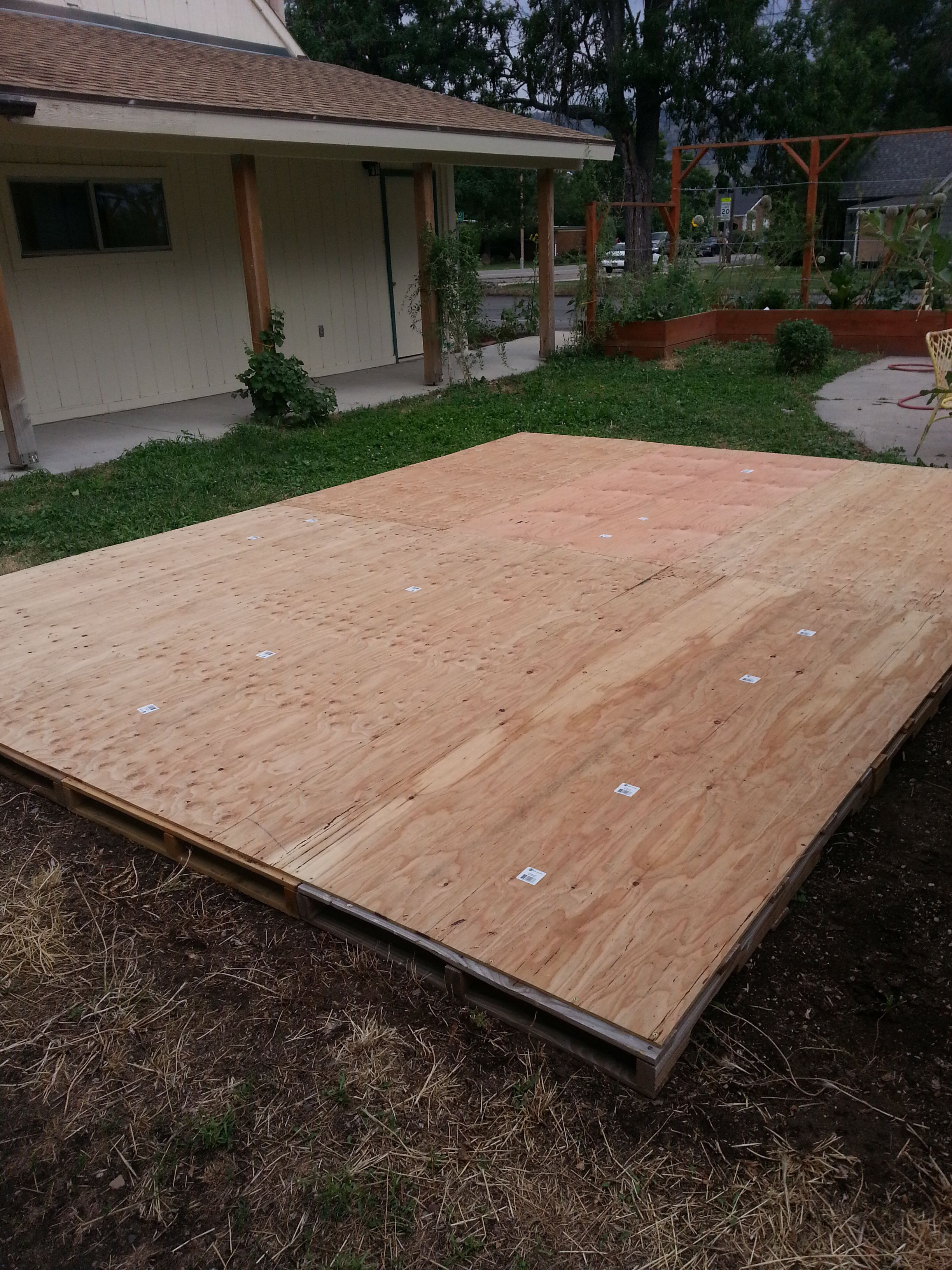 This is a pretty easy project to do considering how cool this dance floor turns out.  My brother made thi