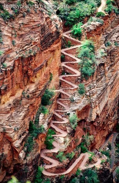 Walter’s Wiggles on way to Angel’s Landing in Zion N.P. Utah – Done This One :) it was a challenge!