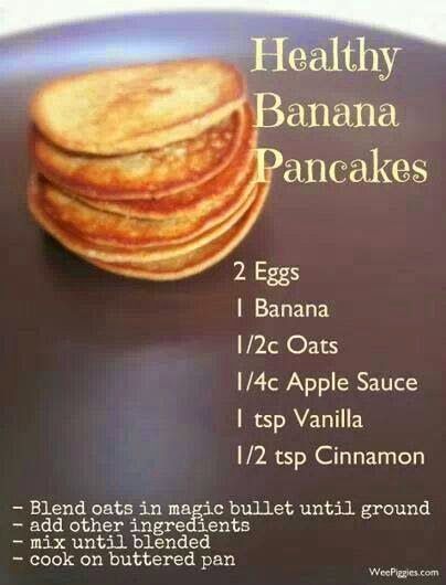 WW- simply filling-Healthy banana pancakes