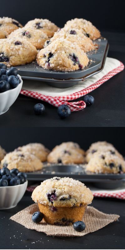 BEST BLUEBERRY MUFFINS. A buttery and moist blueberry muffin that is just as gorgeous and delicious as the