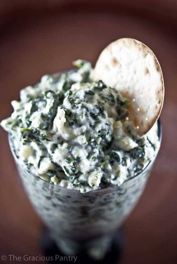Clean Eating Spinach Dip. Use garlic salt instead of regular table salt. Low fat cottage cheese.