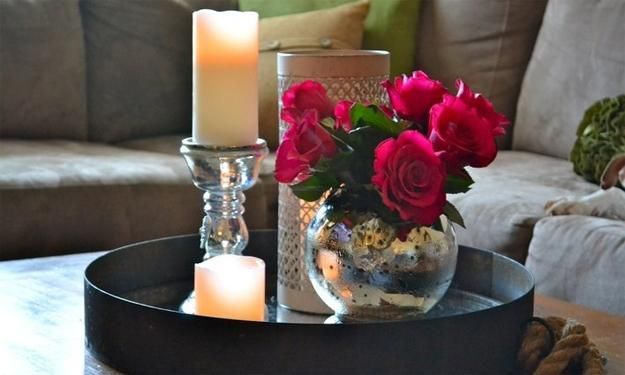 coffee table decorations and centerpieces with flowers