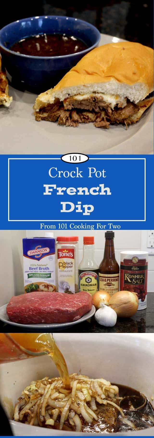 Crock Pot French Dip from 101 Cooking for Two