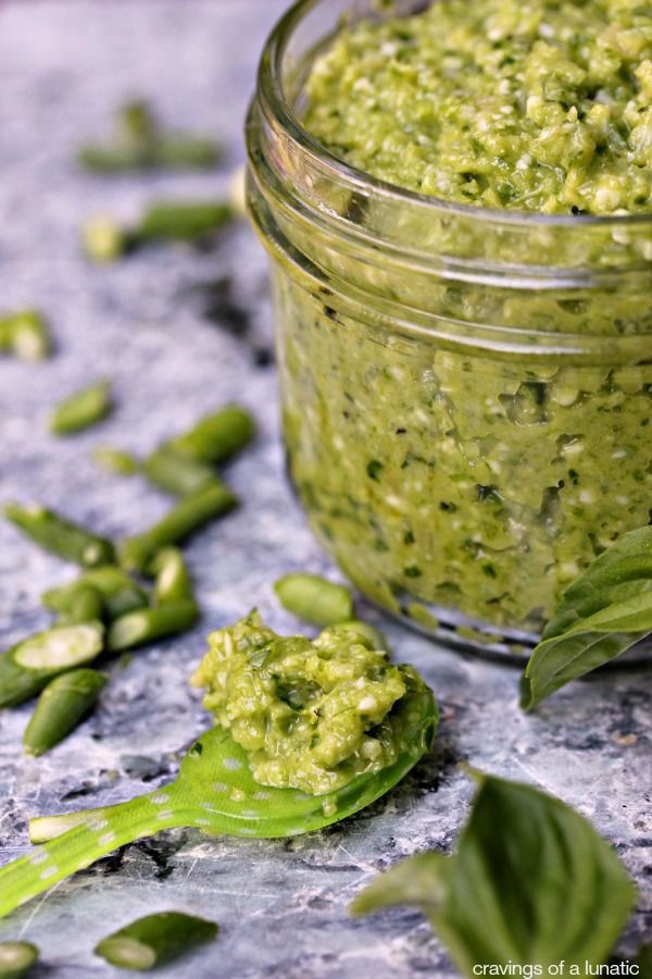Garlic Scape Pesto | Easy to make and utterly addictive. You will want to top everything you make with thi