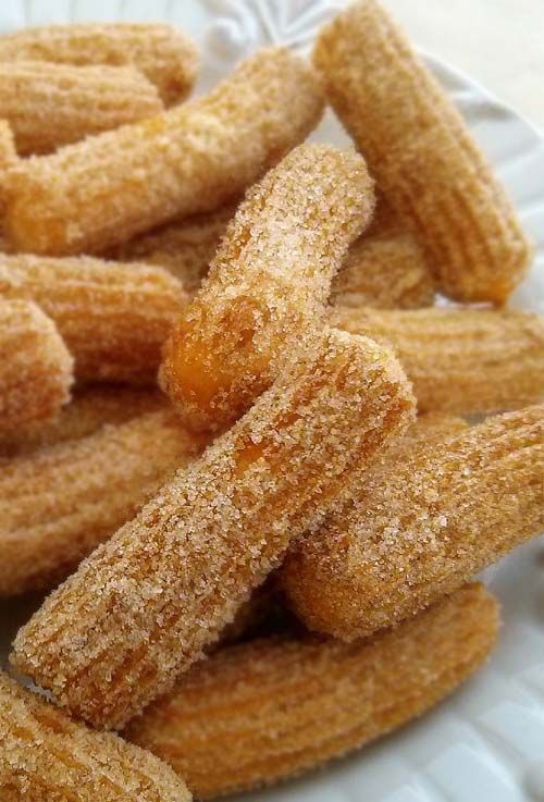 Homemade Churros. Delicious treats you buy from county fairs. But simple enough for you to make at home.