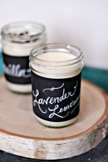 Homemade DIY Scented Soy Candles