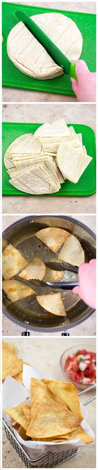 How to make homemade tortilla chips at home