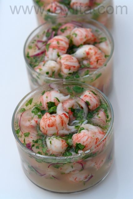 Langostino ceviche; you can use langostinos, crawfish, lobsters or shrimp for this recipe… it’s all good