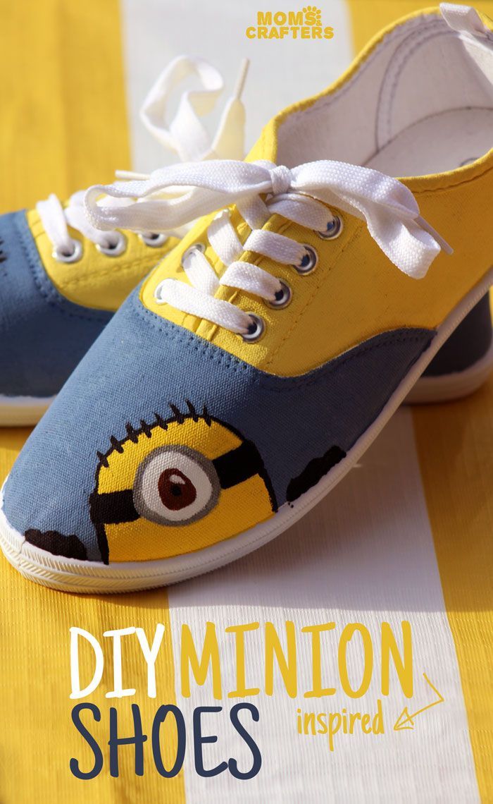 Make these adorable DIY Minion shoes by following these simple, step by step instructions. Such an adorabl