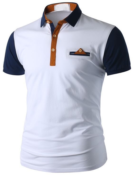 Doublju Men's Short Sleeve Pocket Polo Shirt (CMTTS015) #doublju ... -   Doublju