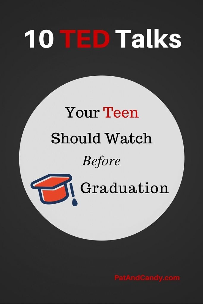 TED talks can really help prepare your high-schooling teen for life! High-school is way more than content.