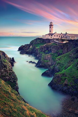 The Fanand Head Lighthouse in County Donegal, Republic of Ireland