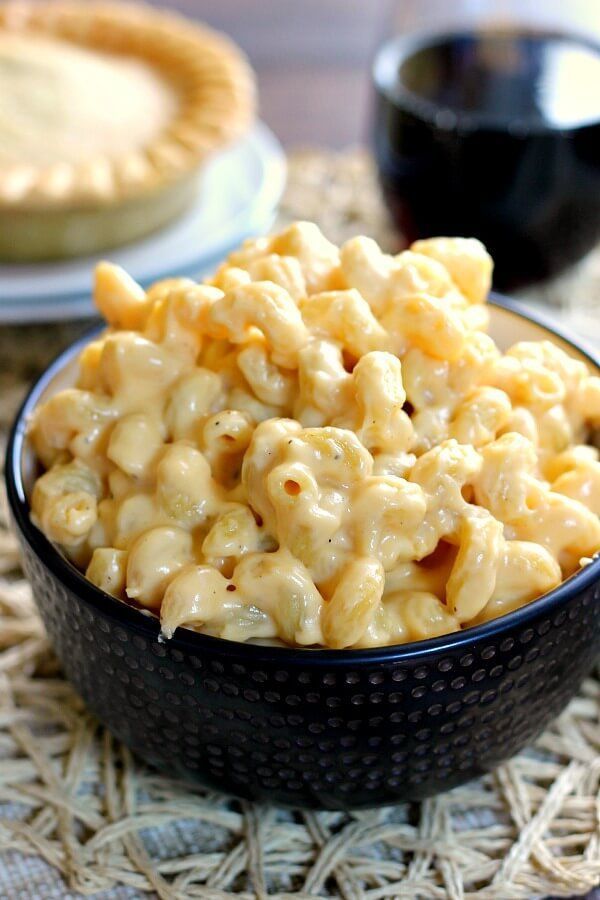 This Creamy Stovetop Macaroni and Cheese takes just minutes to prepare, contains two types of cheese, and