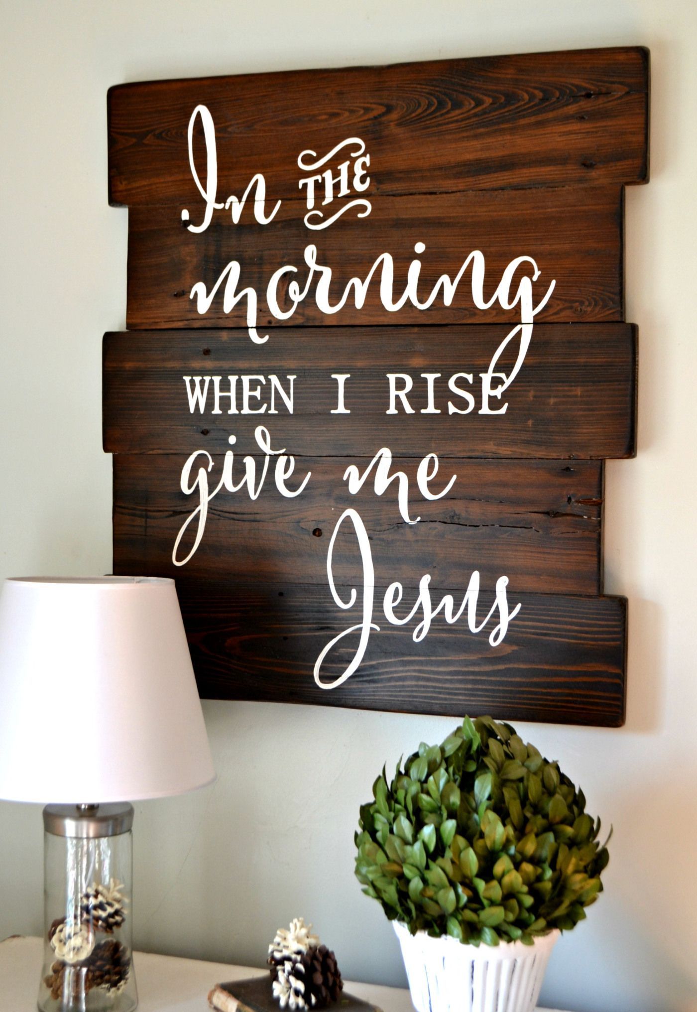 We absolutely adore this. What a great reminder to keep in the bedroom.
