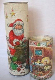 Christmas candles — We still have have one of these in our Christmas decorations from the 80’s, but it ha
