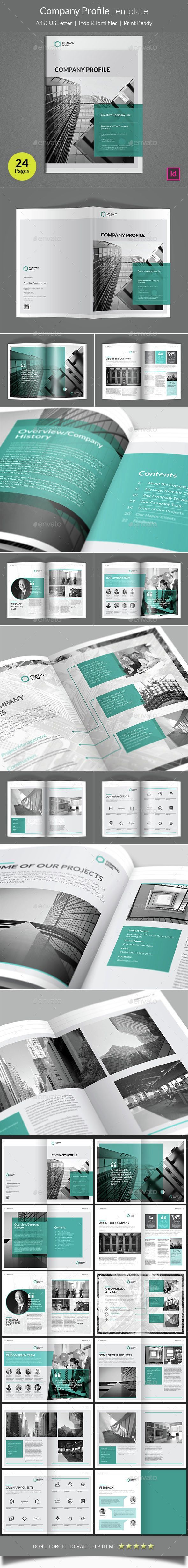 Company Profile Brochure Template InDesign INDD. Download here: graphicriver.net/…