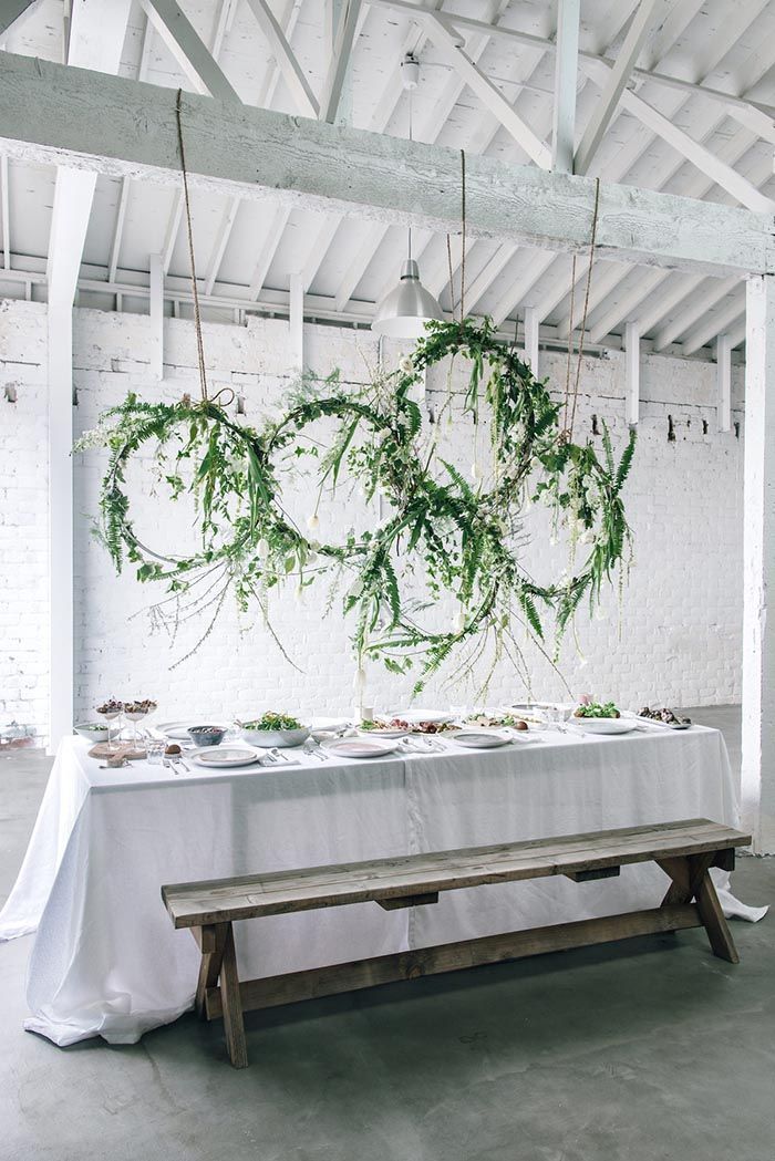 DIY Hanging Floral Installations from Anne Sage’s Spring Brunch