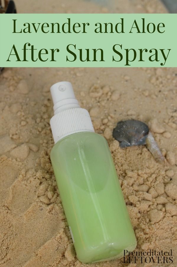 How to Make After Sun Spray – This simple recipe for homemade after sun spray with aloe and lavender is fu