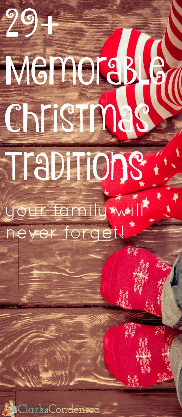 I love Christmas traditions! Here are 29+ memorable family Christmas traditions that will create a lifetim