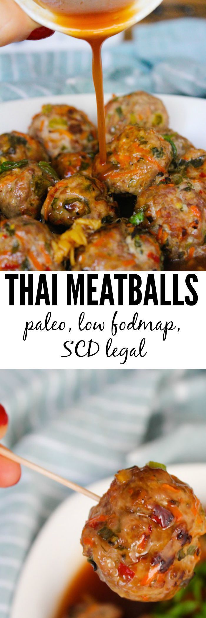 Paleo, Low FODMAP, SCD Legal Thai Meatballs www.asaucykitchen… omit non-AIP spices