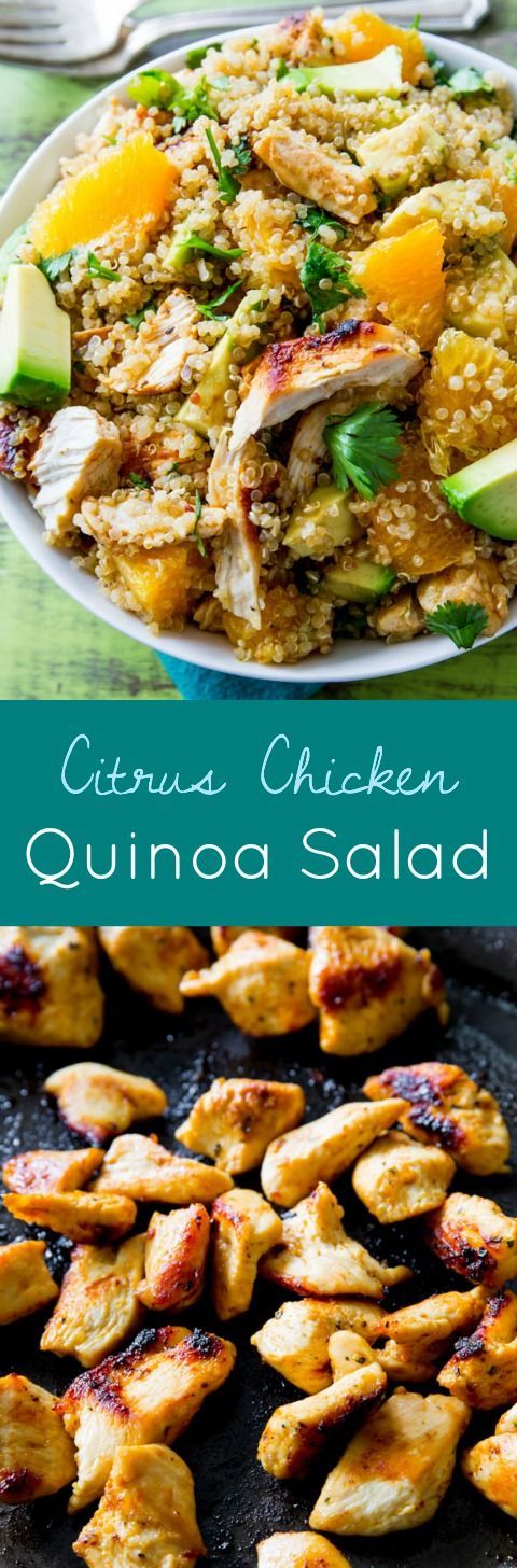 Quinoa Chicken Salad filled with healthy and wholesome ingredients, none of that artificial stuff!