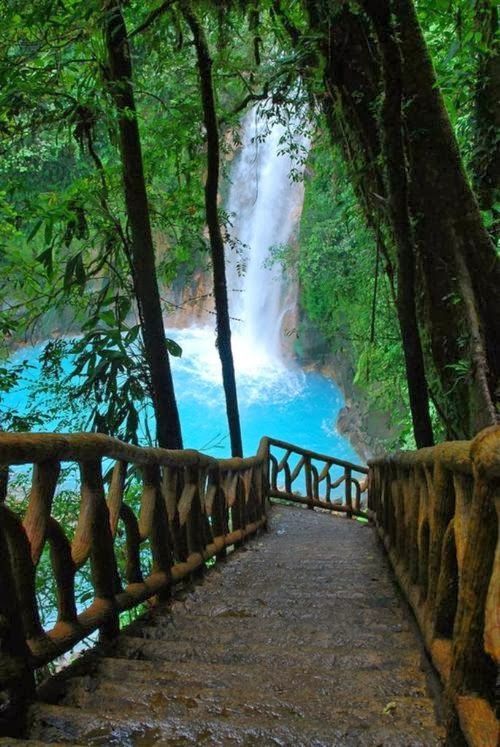 Rio Celeste Waterfall, Costa Rica