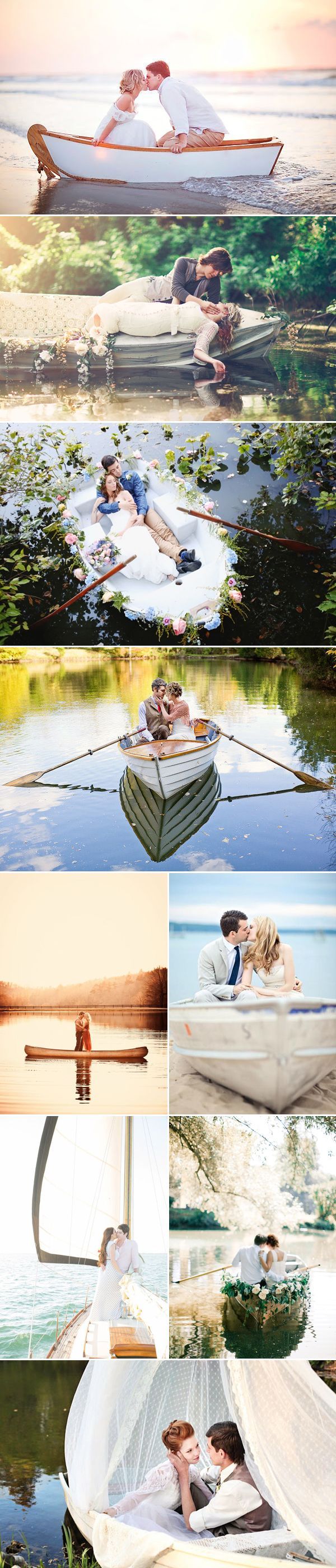 Romantic Love-Boat Engagement Photo Ideas – Praise Wedding