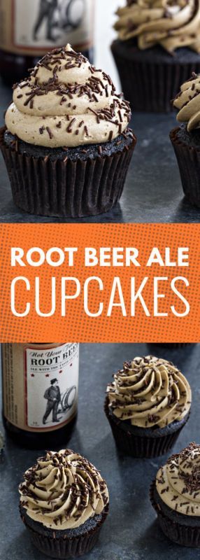 Root Beer Ale Cupcakes might just be your new favorite thing about summer. The perfect recipe for barbecue