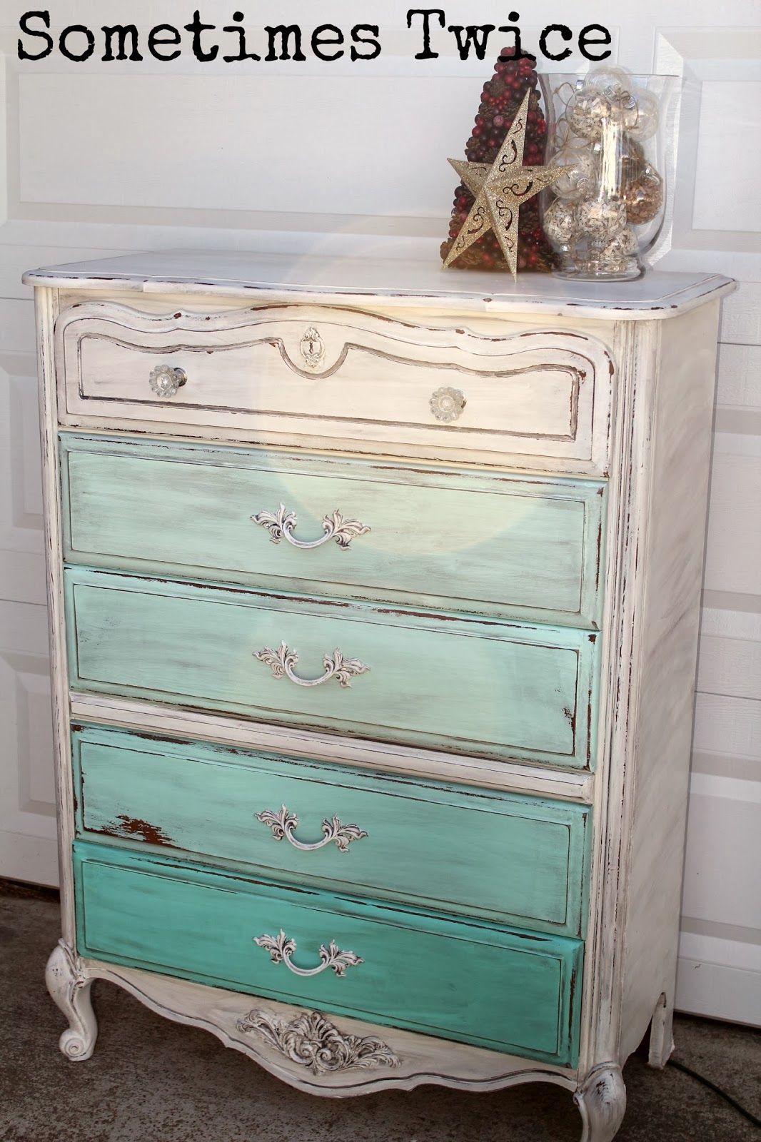 Sometimes Twice…: Ombre Dresser