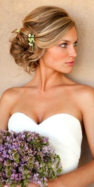 wedding hair loose updo with veil – Google Search