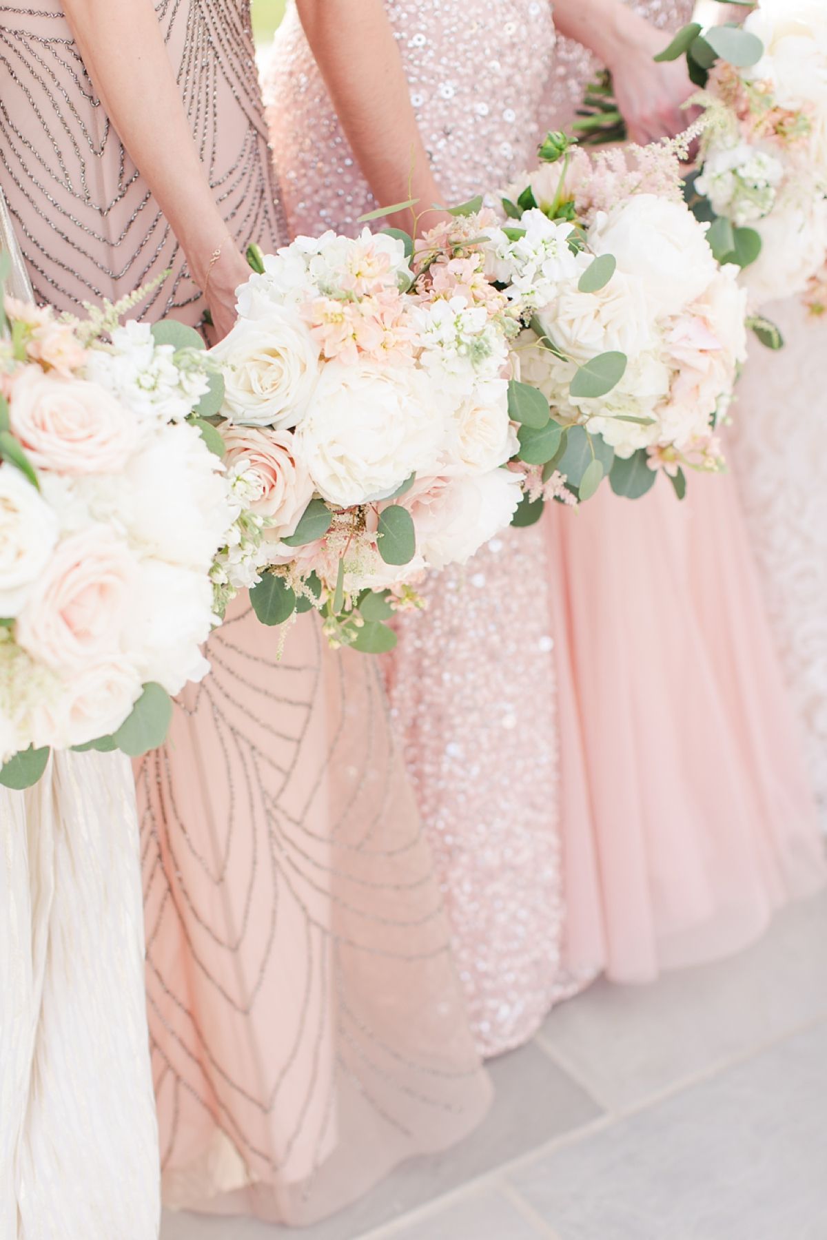 A Grey, Navy, Blush, Ivory and Lace Inspired Spring Wedding at Shadow Creek Weddings and Events by Kat
