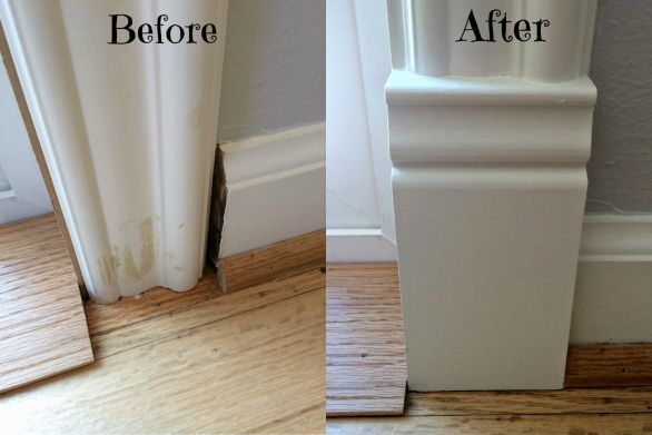 Add Plinth Blocks to Door Trim for a Finished Look | The Handymans Daughter
