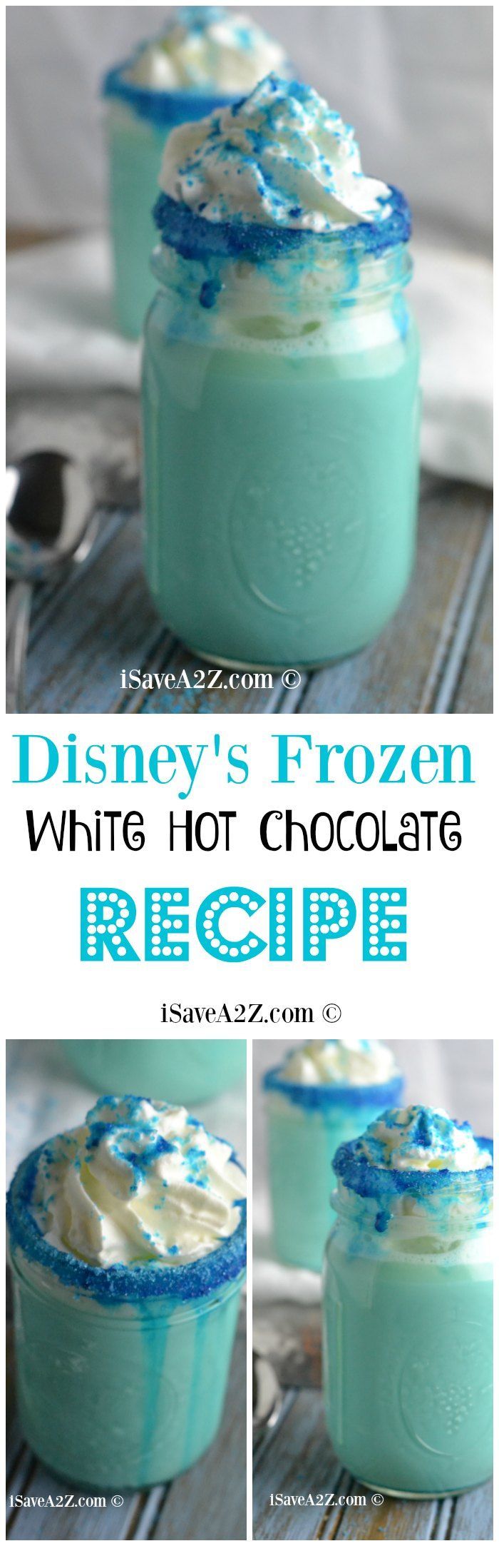 Disneys Frozen Best White Hot Chocolate Recipe that is OUT OF THIS WORLD good!!