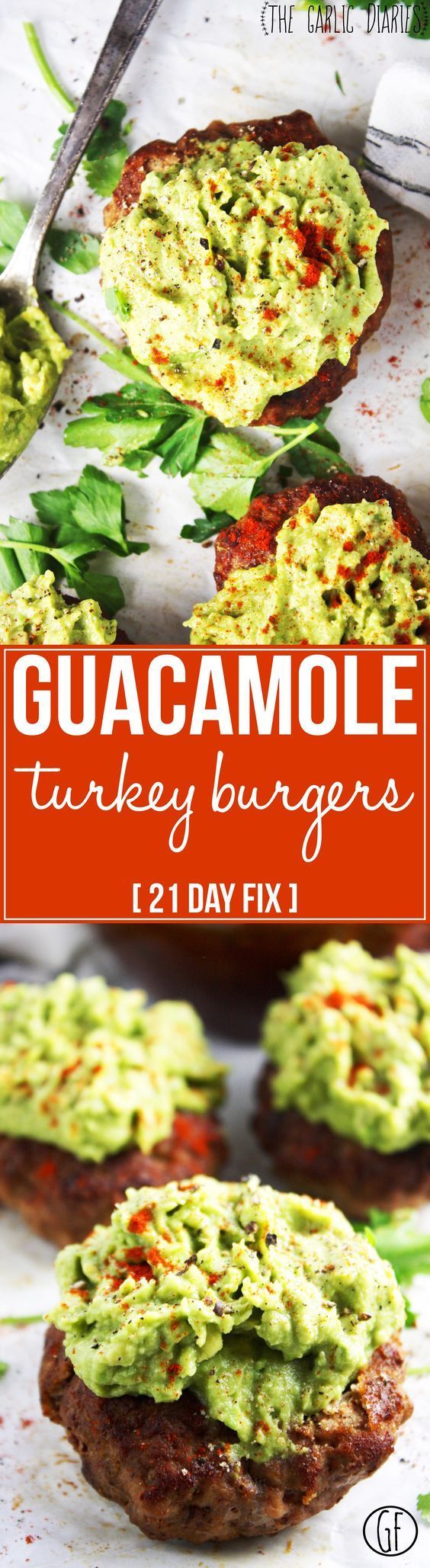 Fix Approved Guacamole Turkey Burgers (1 Red, 1 Blue, 1 Tsp) // 21 Day Fix // fitness // fitspo // wor