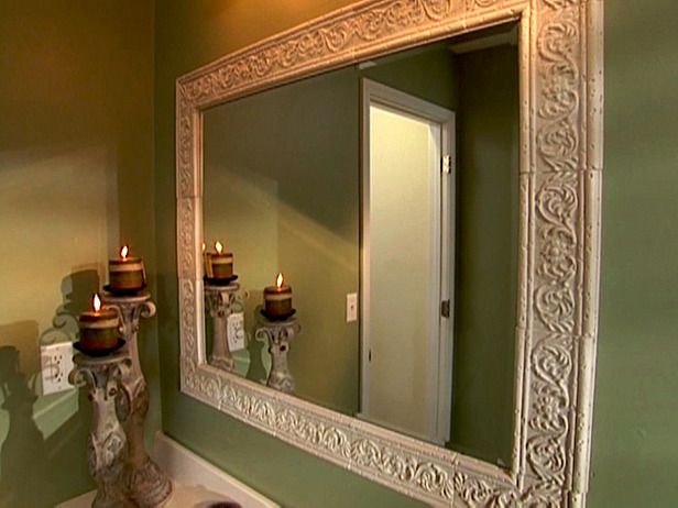 DIY Bathroom Ideas - Vanities, Cabinets, Mirrors & More | DIY -   Great DIY Mirror frame ideas