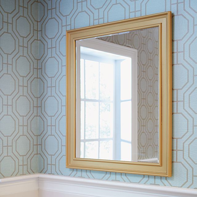 beautiful bathroom mirror with a DIY mirror frame -   Great DIY Mirror frame ideas