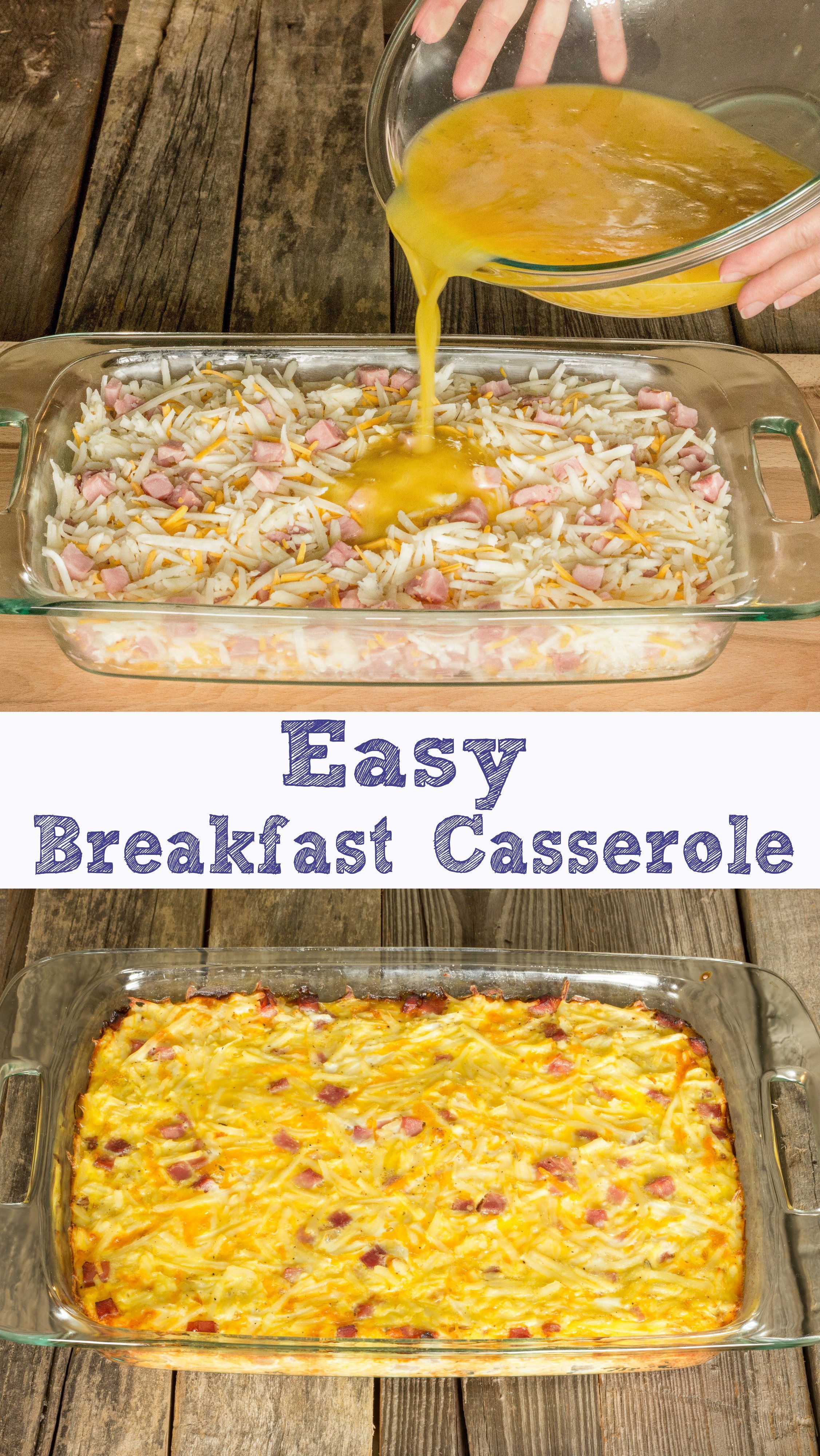 I love serving an Easy Breakfast Casserole when we have company or during the holidays!