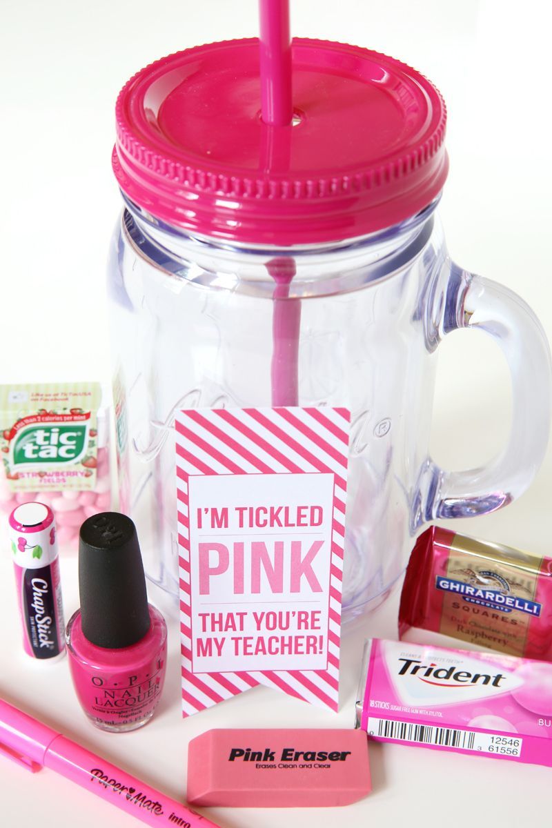 I’m “Tickled Pink” That You’re My Teacher | Free Printable | Pizzazzerie.com